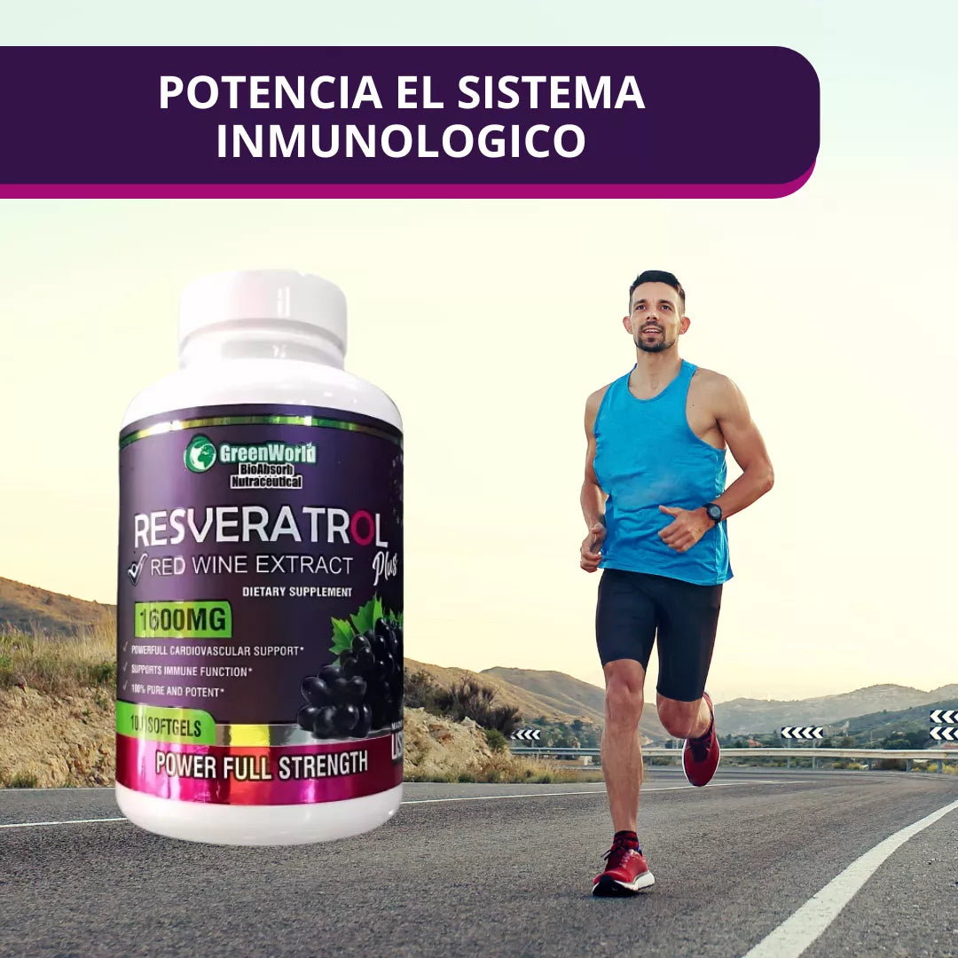 RESVERATROL PLUS🍇EL SECRETO DE LA ETERNA JUVENTUD A TU ALCANCE💊